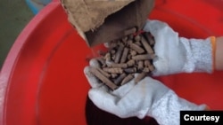 Pelet biomassa yang diproduksi dari sampah atau limbah dalam skema co-firing PLN. (Foto: PLN)
